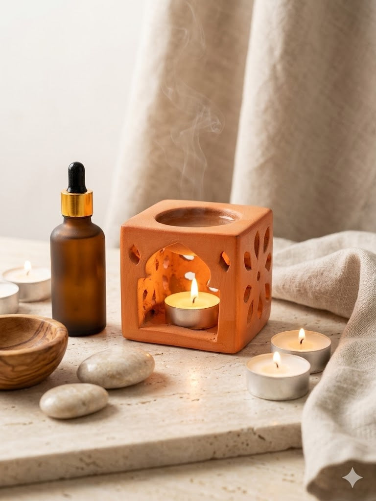 Le Rituel d'Intérieur – Brûleur Artisanal & Élixir Parfumé